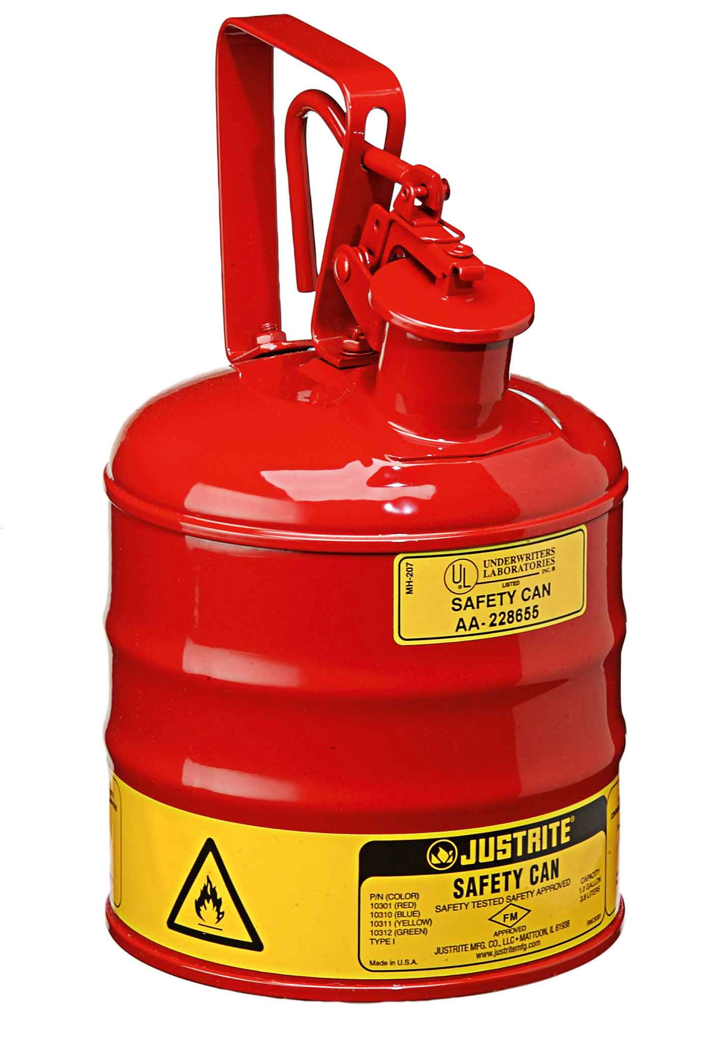 JUSTRITE Safety Cans For Flammables