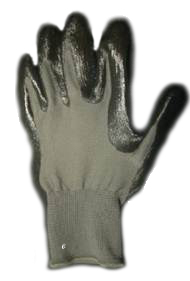 Black Nitrile Coated with Polka Dot Glove