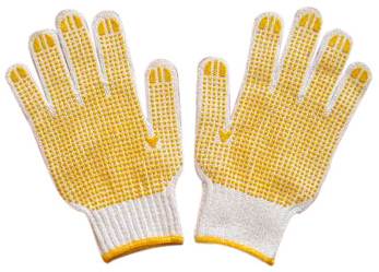 Yellow Polka Dot Glove