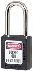 MASTERLOCK 410BLK Safety Padlock