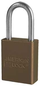 AMERICAN LOCK A1106BRN Safety Padlock