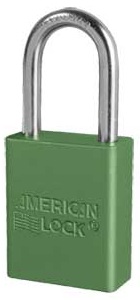 AMERICAN LOCK A1106GRN Safety Padlock