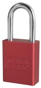 AMERICAN LOCK A1106RED Safety Padlock