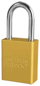 AMERICAN LOCK A1106YLW Safety Padlock